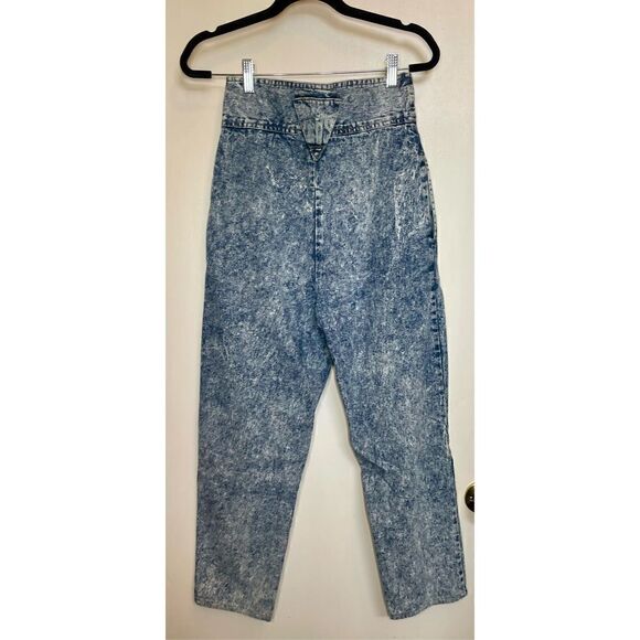 Vintage Cherokee Stone Acid Wash Jeans Retro 80’s-90’s Girlfriend Mom Blue Jeans - Picture 7 of 15